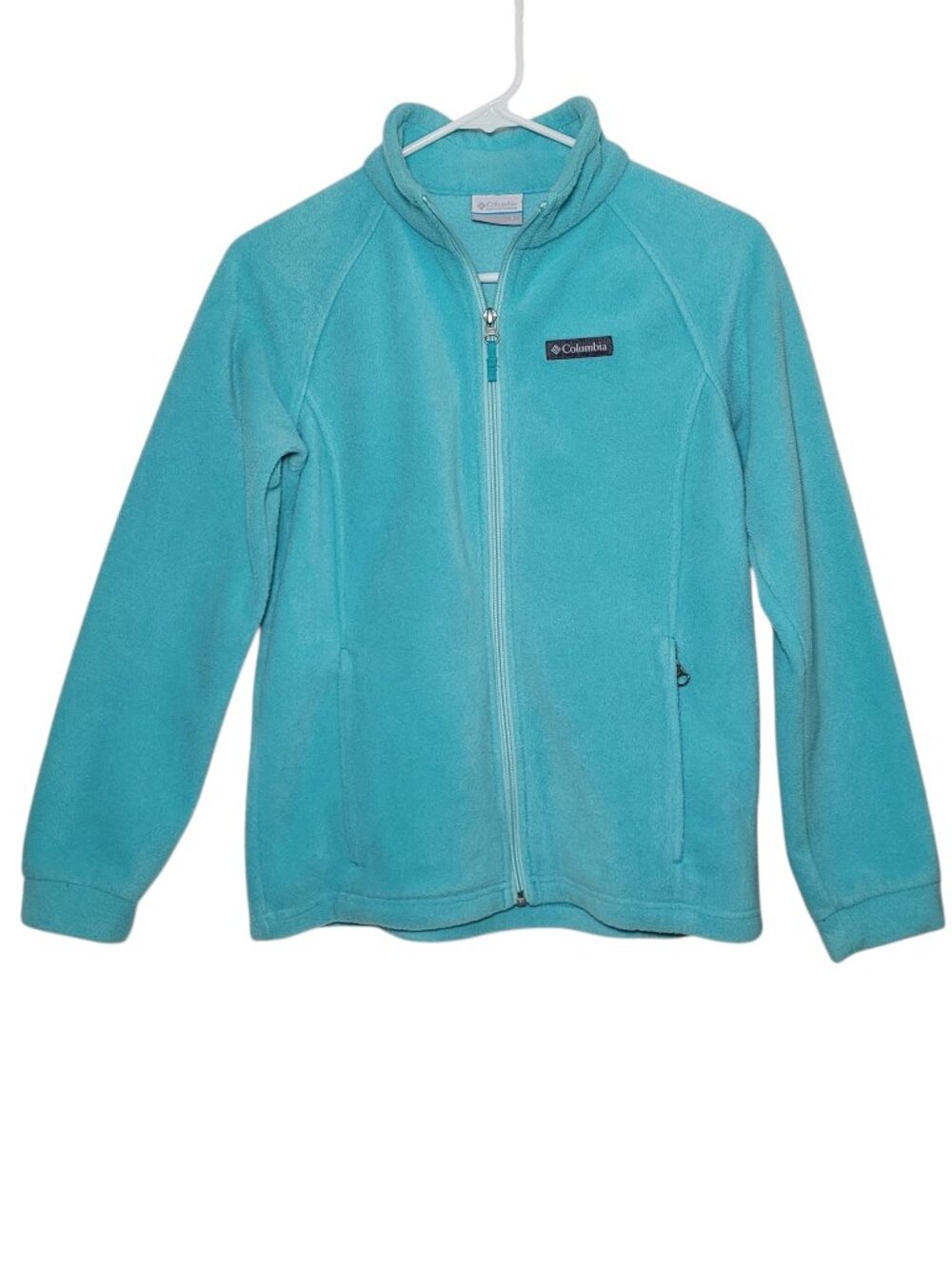 Columbia Kids Full-Zip Fleece Jacket Teal Large Minimalist